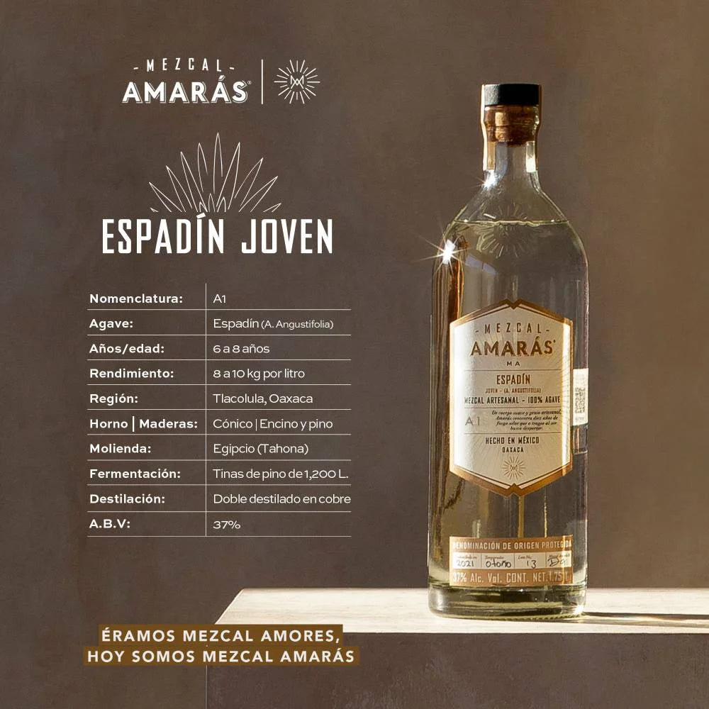 MEZCAL AMARAS Espadin Joven 750ml