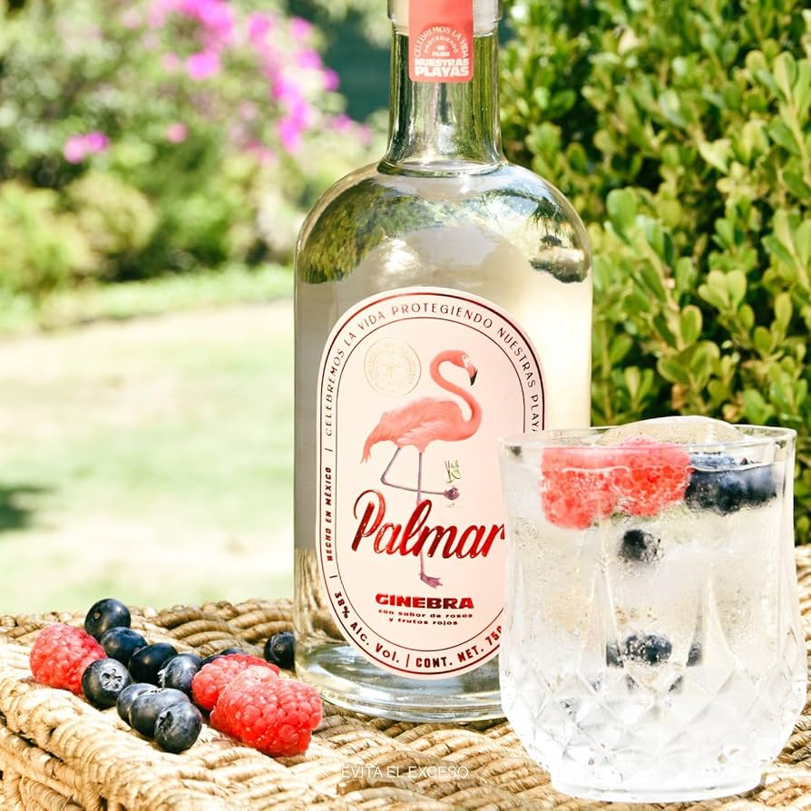 GIN PALMAR Rosas y Fresas 750 ML