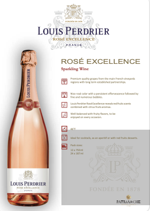 LOUIS PERDRIER Rose Excellence 750 ML