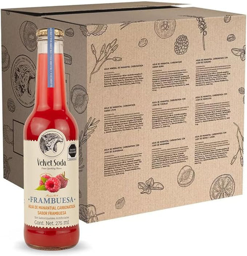 THE VELVET SODA FRAMBUESA  24/275ml
