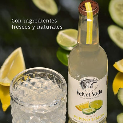 THE VELVET SODA PEPINO LIMON  24/275ml