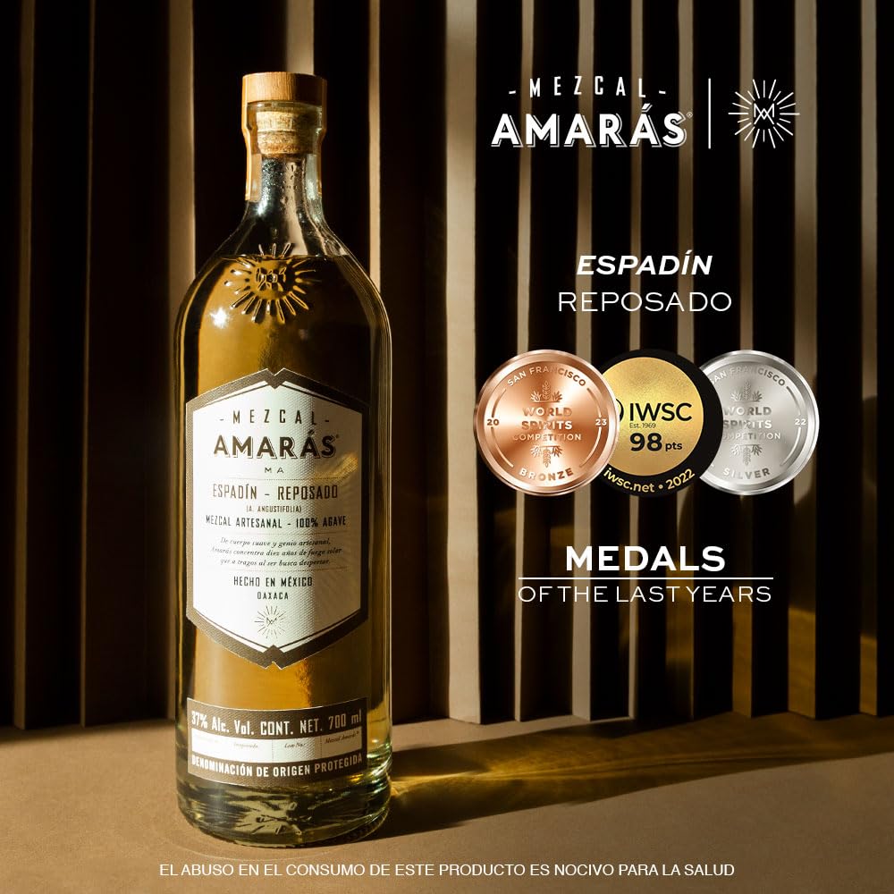 MEZCAL AMARAS Espadin Reposado 750 ML